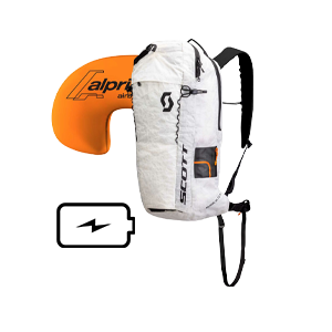 Zaino anti valanga (elettrico)